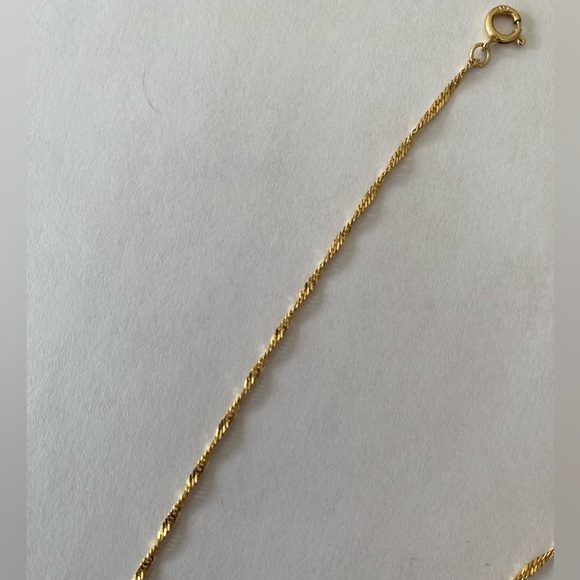 14k Gold Rope Chain Necklace - Picture 3 of 6